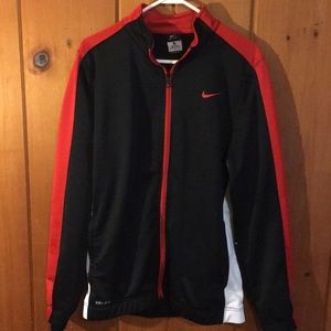 A Nike sweatshirt.